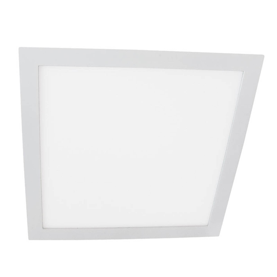 LED-uppovalo Moon Square 18 W, valkoinen, 4 000 K