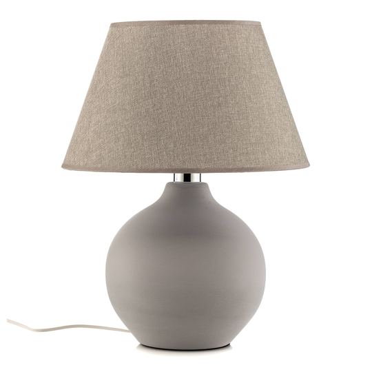 Pöytälamppu Sfera, korkeus 53 cm, sementti/harmaa