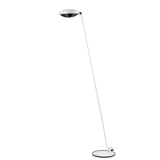Lumina Elle 1 -LED-lattiavalo 180 cm valkoinen