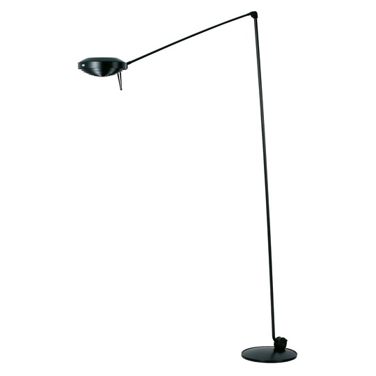 Lumina Elle -LED-lattiavalo, 200 cm, musta