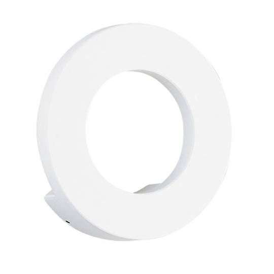 LED-ulkoseinälamppu Santorini, valkoinen, pyöreä