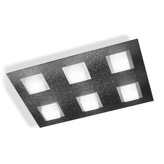 GROSSMANN Basic LED-valaisin 6-lampp., antrasiitti