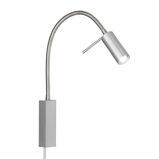 LED-seinävalo River, sileä metallivarjostin