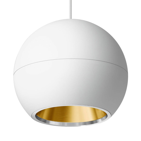 BEGA Studio Line -riippuvalo valk./messinki Ø19cm