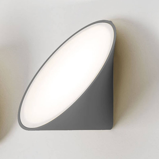 Axolight Orchid LED-seinävalaisin, tummanharmaa