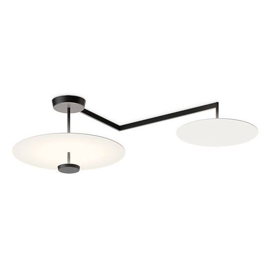 Vibia Flat LED-kattovalaisin 3-lamppuinen Ø 55 cm