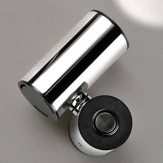 Milan Haul -LED-seinävalo, lieriö, kromi