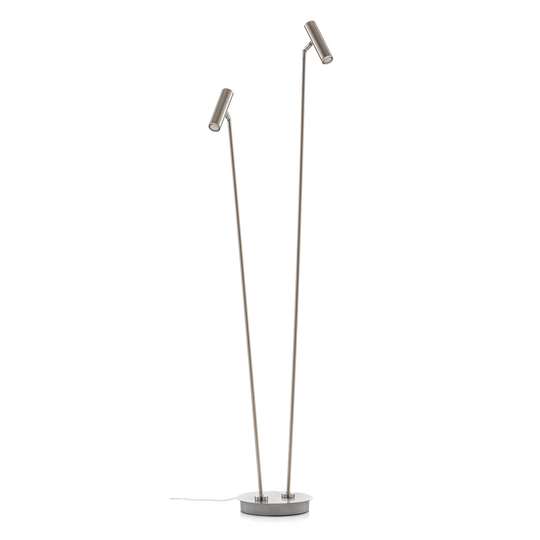 B-Leuchten Tom LED-lattiavalaisin, matta nikkeli