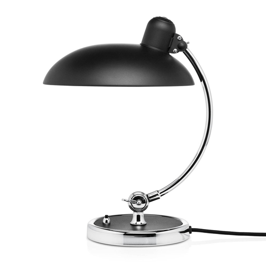 FRITZ HANSEN Kaiser Idell Luxus mattamusta/kromi