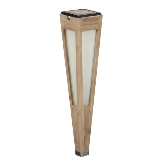 Aurinkokäyttöinen LED-soihtu Tecka, 52 cm Duratek