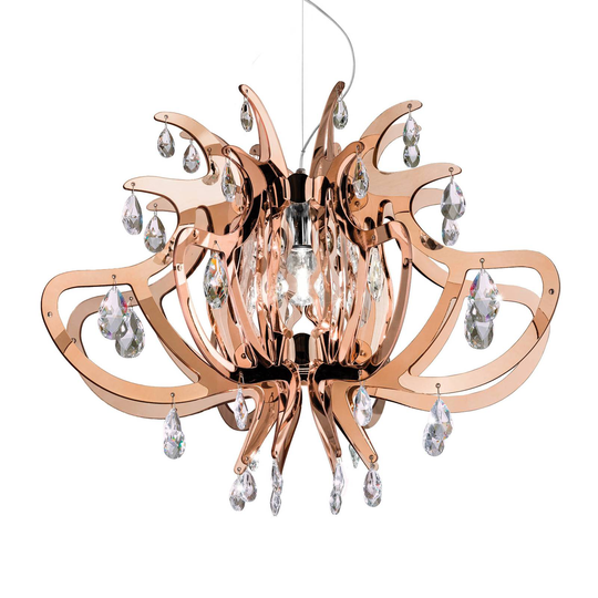 Slamp Lillibet -design-riippuvalaisin, kupari