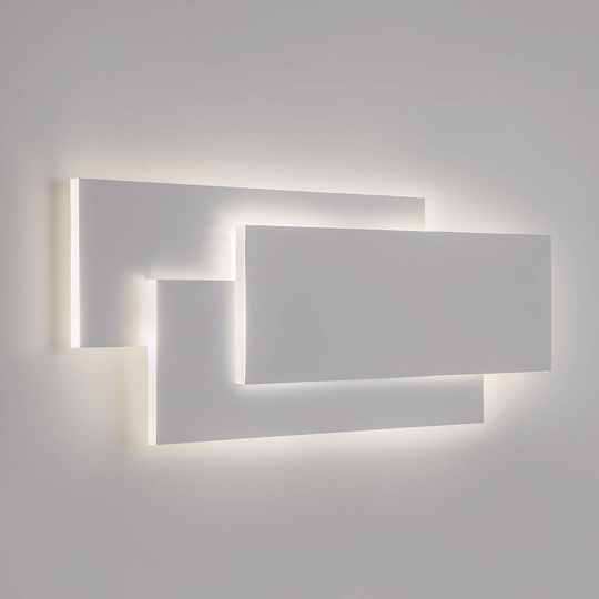 Huippumoderni LED-seinävalaisin Edge valkoisena