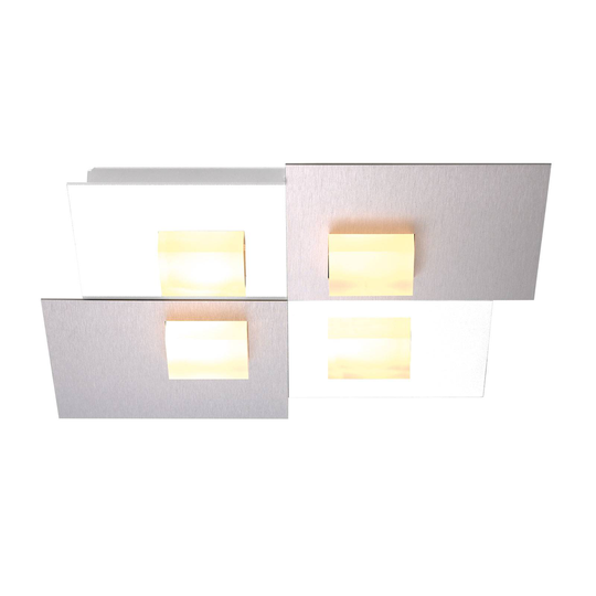 Bopp Pixel 4.0 LED-kattovalaisin 2-lamp., alu