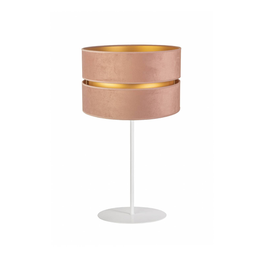 Pöytälamppu Golden Duo korkeus 50 cm, roosa/kulta