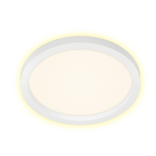 LED-kattovalaisin 7361, Ø 29 cm, valkoinen