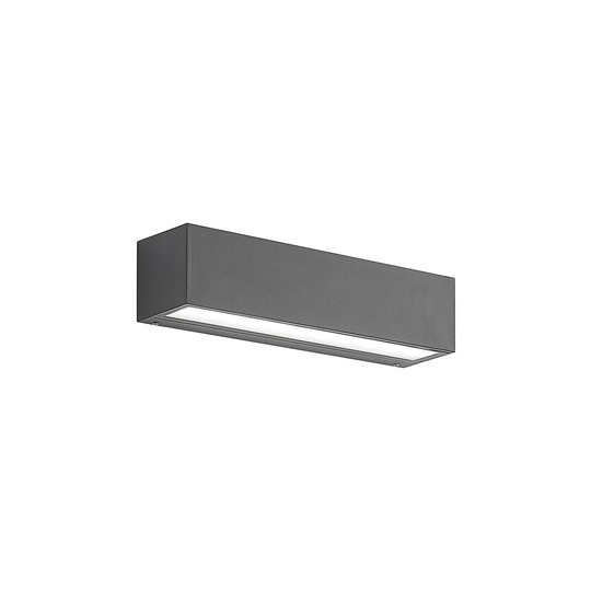 Lucande Lengo-LED-seinävalo 25cm grafiitti 1 lamp.