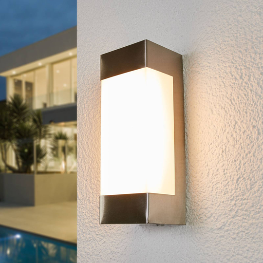Severina – LED-seinälamppu, ruostumaton teräs