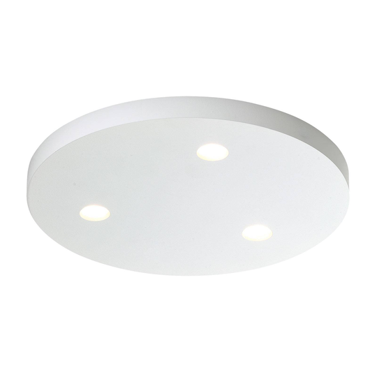 Bopp Close LED-kattovalaisin, 3-lamp, pyöreä valk.