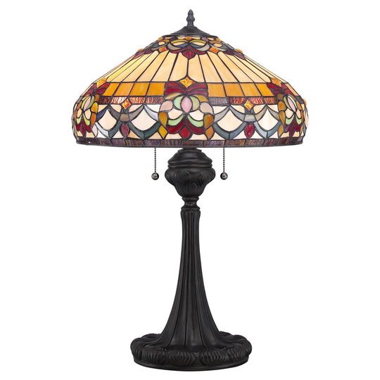 Belle Fleur -pöytävalo Tiffany-designilla