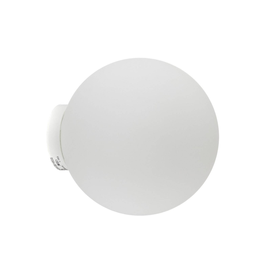 Fabbian Lumi Sfera -seinävalaisin lasia, Ø 14 cm