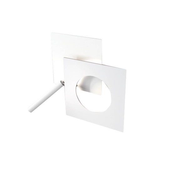 ICONE-LED-seinävalaisin Petra 21.L, valkoinen