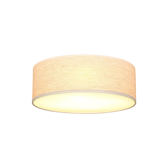 Canvas-kattovalaisin, beige, Ø 38 cm