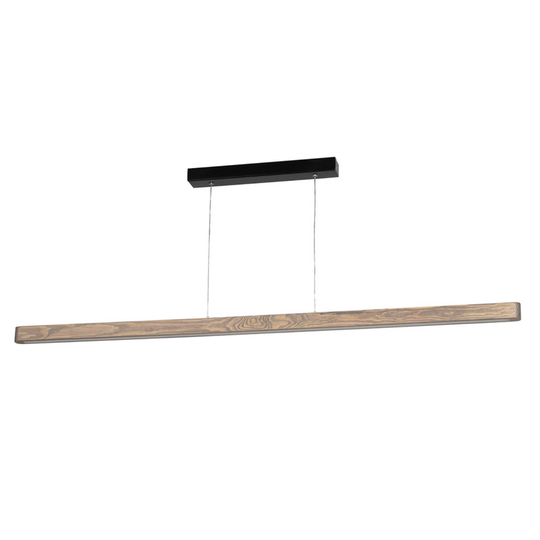 Envolight Lineo-LED-riippuvalo, harmaa mänty 135cm