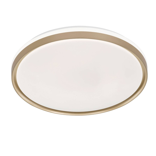 LED-kattovalaisin Jaso BS, Ø 49 cm, kulta