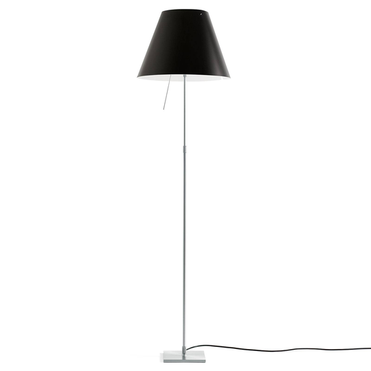 Luceplan Costanza -lattiavalo D13t alu/musta