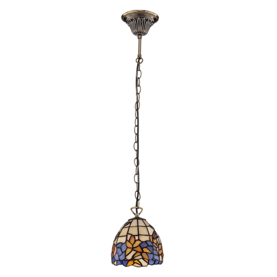 Tiffanytyylinen riippuvalaisin COLIBRI