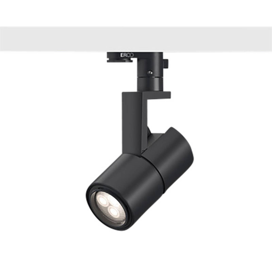 ERCO Parscan 230V -kohdevalo 6W Wallwash 930 musta