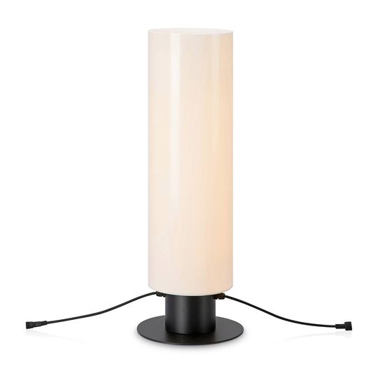 Garden 24 -LED-lattiavalo Cylinder, korkeus 70 cm