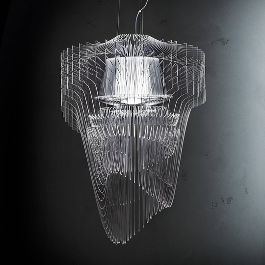 Slamp Aria -LED-riippuvalaisin, 75 cm, kirkas