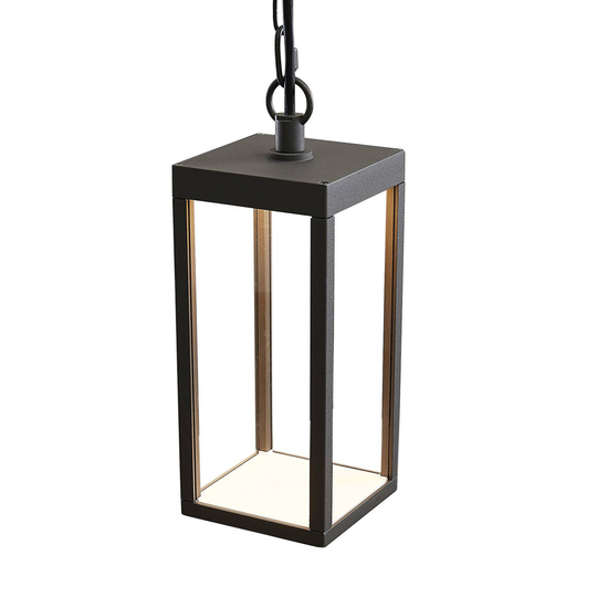 LED-ulkoseinävalaisin Cube lasivarjostimella 26 cm