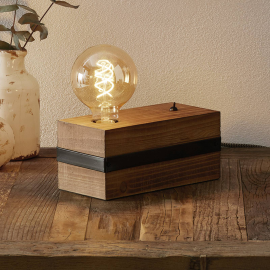 Pöytävalaisin Legno puuta