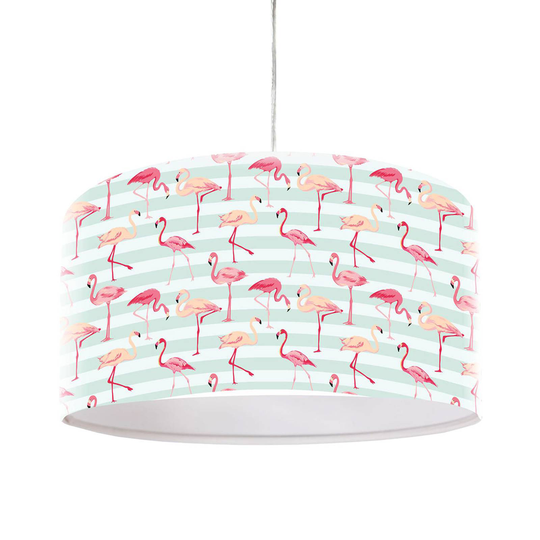 Flamingo-motiivilla painatettu riippuvalo Miami
