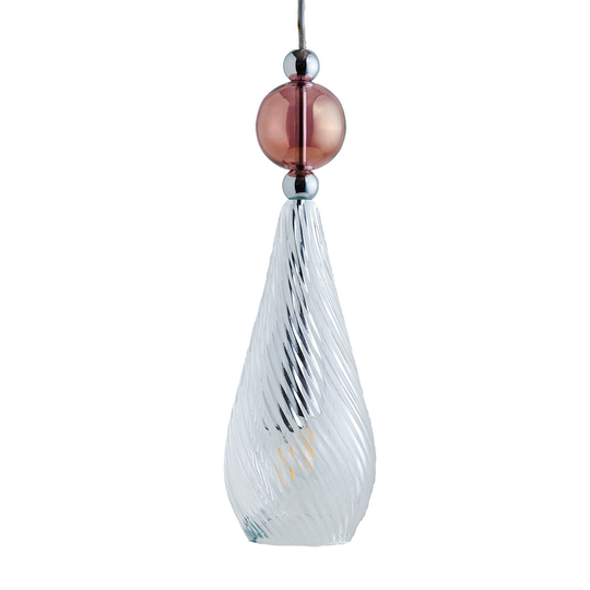 EBB & FLOW Smykke M hopea crystal swirl obsidiaani