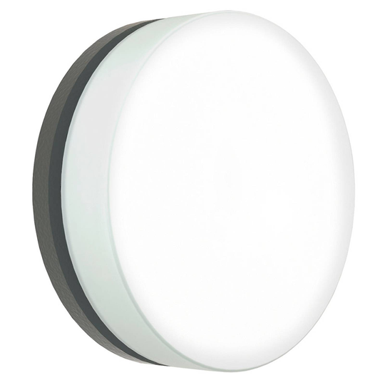 LED-seinävalaisin 6309 antrasiitti, IP65, Ø 31 cm