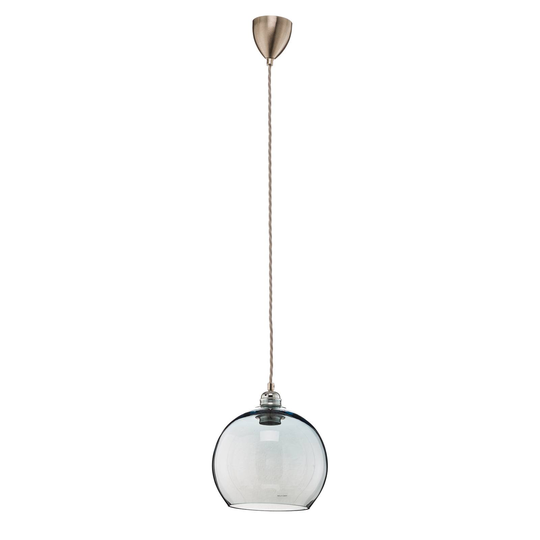 EBB & FLOW Rowan -riippuvalo, sininen-hopea Ø 22cm