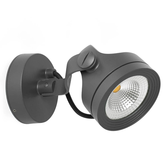 Alfa - kääntyvä LED-ulkoseinäkohdevalo, IP65