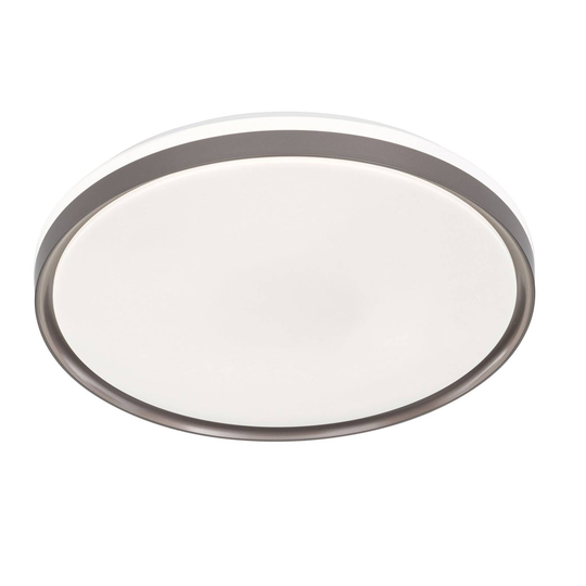 LED-kattovalaisin Jaso BS, Ø 39 cm, ruskea