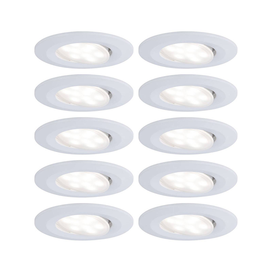 Paulmann-LED-uppokohdevalo Calla 10kpl, valk.