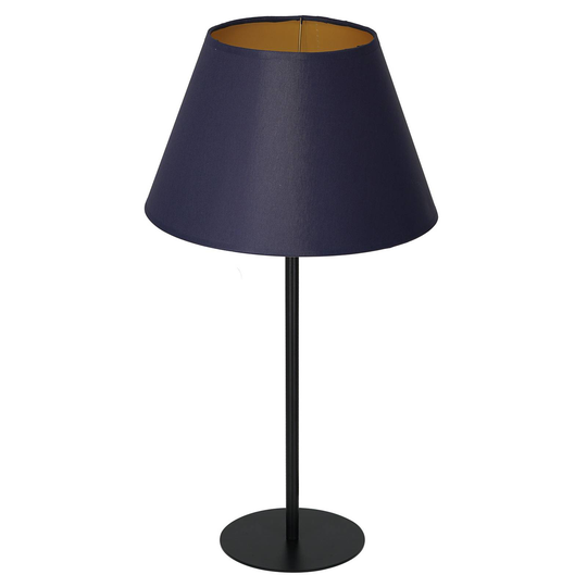 Soho-pöytälamppu kartio, k. 56cm, sininen/kulta