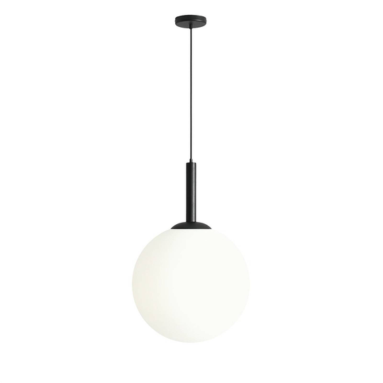 Riippuvalo Bosso, 1-lamppuinen, valko/musta, 50 cm