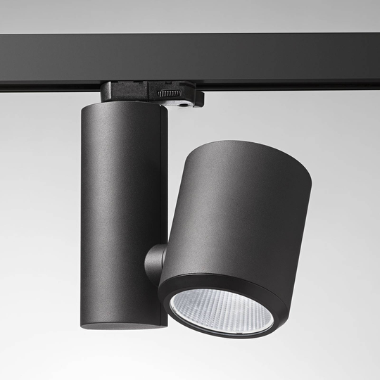Musta LED-kiskospotti Kent Bakery 38°