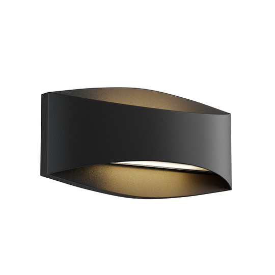 Lindby Evric -LED-ulkoseinävalaisin, 25,4 cm