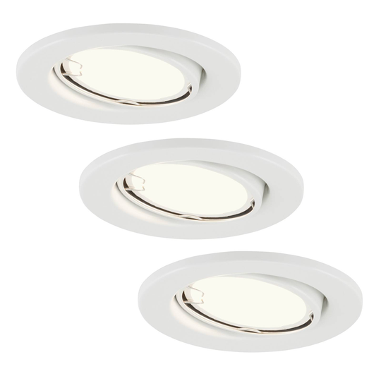 LED-uppovalaisimet 7221-036 Fit 3 kpl, valkoinen