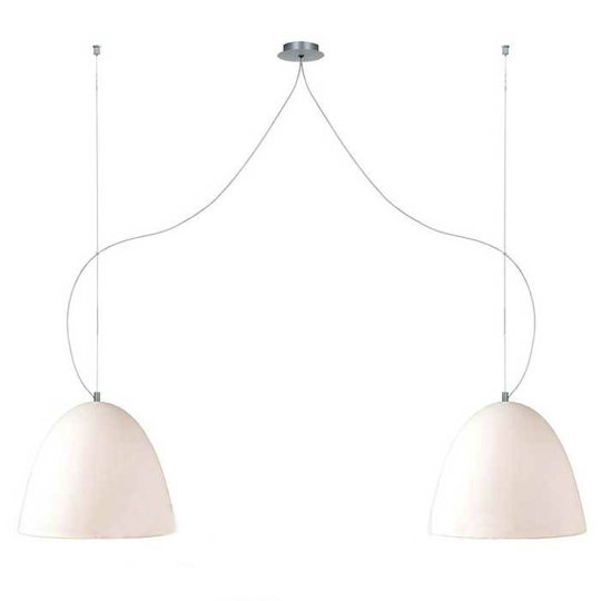 Hiekanvärinen BELL-riippuvalaisin 30 cm, 2-osainen