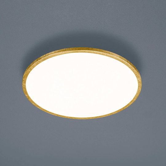 Helestra Rack -LED-kattovalaisin pyöreä kulta