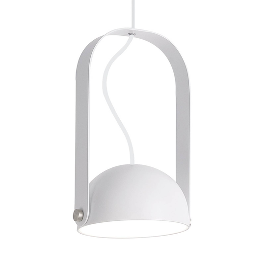 LED-riippuvalaisin Hemi, käännettävä, valkoinen